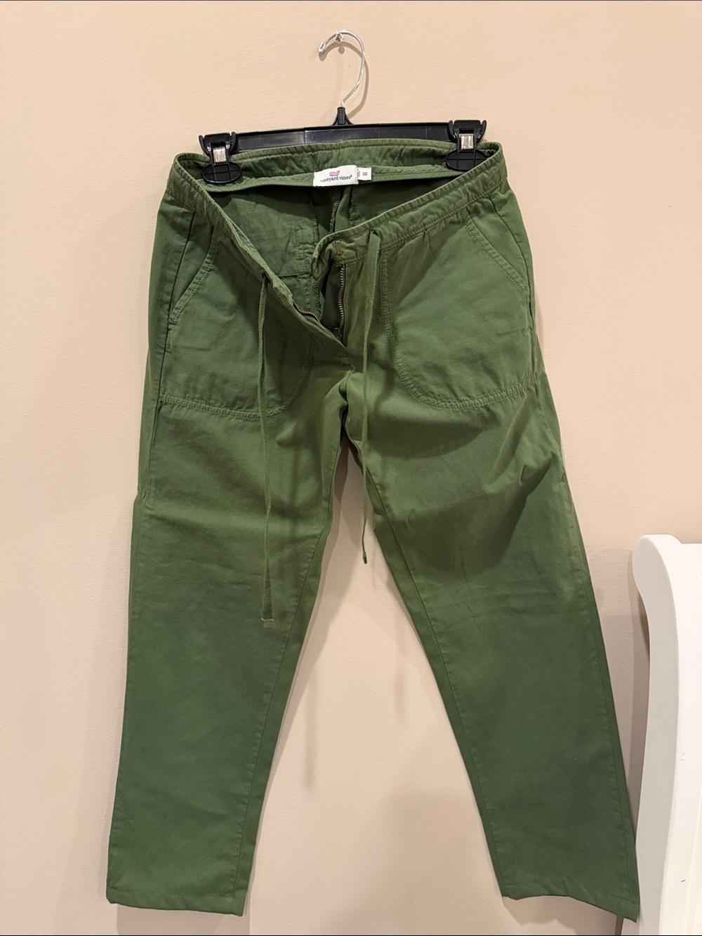 Vineyard Vines Olive Green Drawstring Chinos